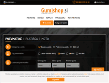 Tablet Screenshot of gumishop.si